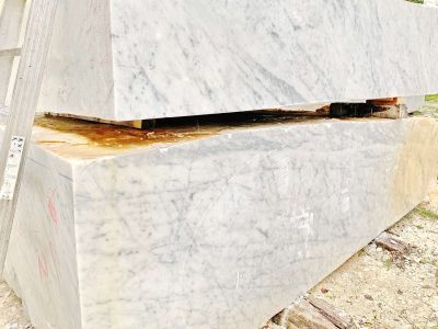 Blocchi Bianco Carrara qualità C