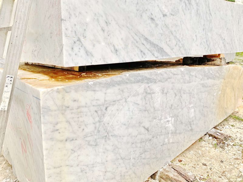 Blocchi Bianco Carrara qualità C