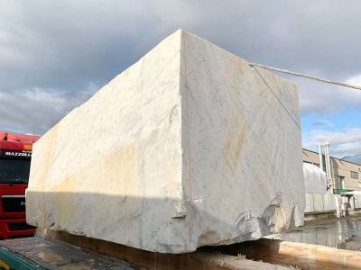 Blocchi Bianco Carrara qualità C