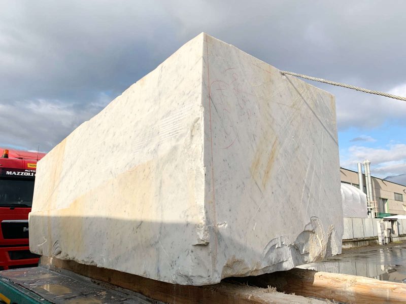 Blocchi Bianco Carrara qualità C