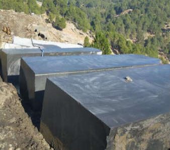 Black Granite Blocks