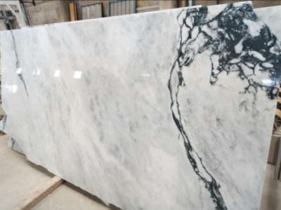 Cloudy White Marble Blocks