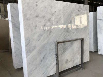 Cloudy White Marble Blocks