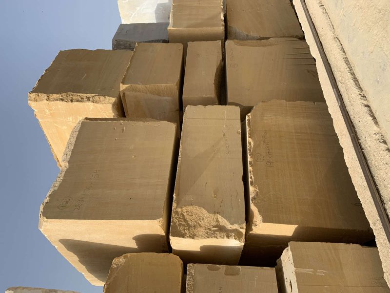 Yellow Sandstone Blocks