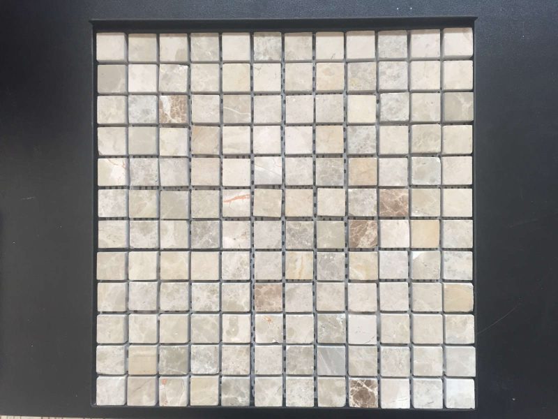 Mosaico in pietra naturale emperador light