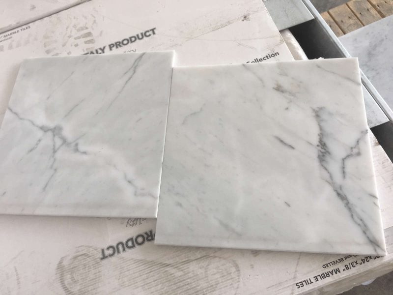marmette BIANCO CARRARA 30,5 x 30,5 x 1