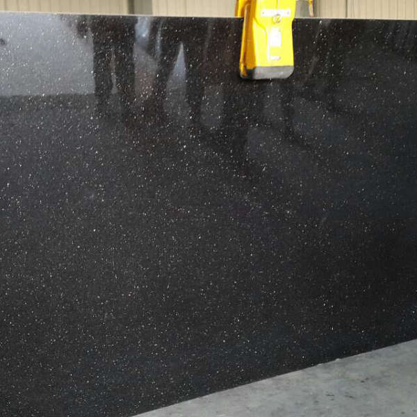 Lastre Granito Black Galaxy lucide