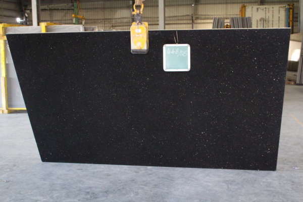 Lastre Granito Black Galaxy lucide