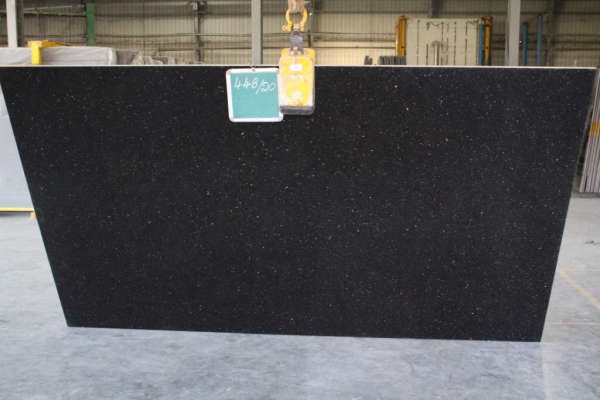 Lastre Granito Black Galaxy lucide
