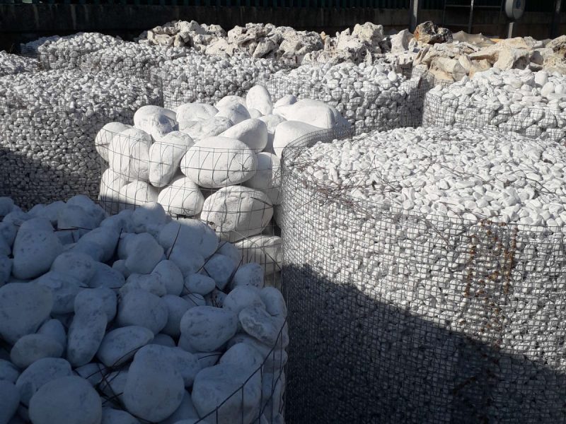 CIOTTOLI DI BIANCO CARRARA IN SACCHI DA 25 KG