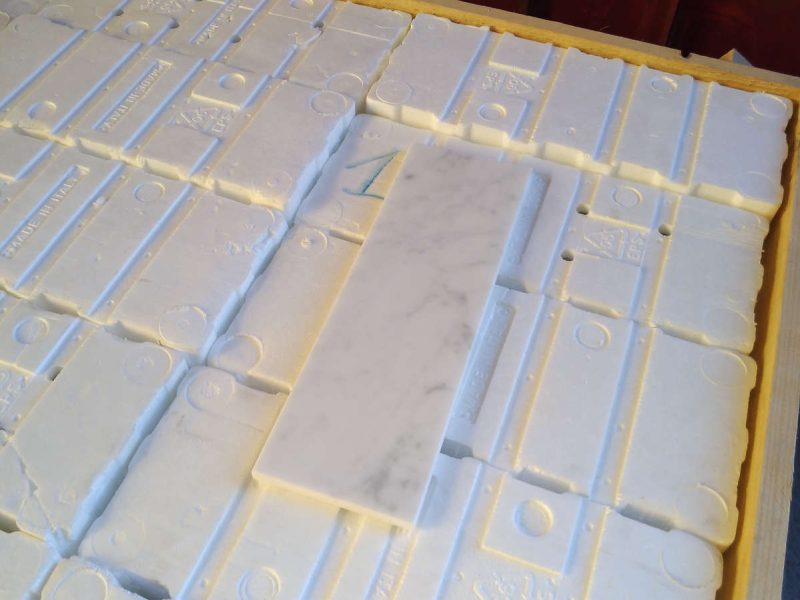 BIANCO CARRARA C EXTRA 305X98X10 MM POLISHED