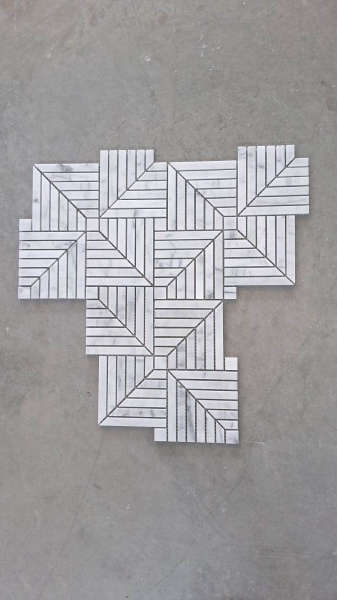 BIANCO CARRARA MARBLE MOSAIC