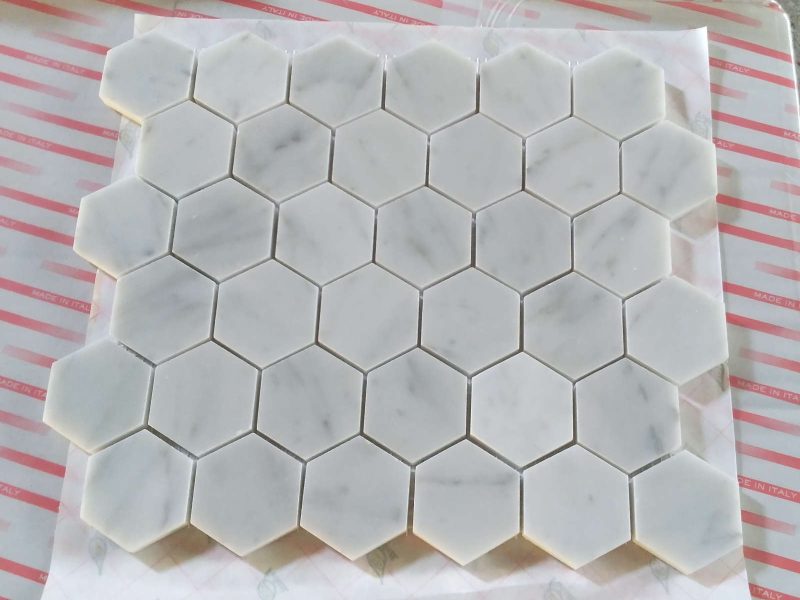 BIANCO CARRARA MARBLE MOSAIC