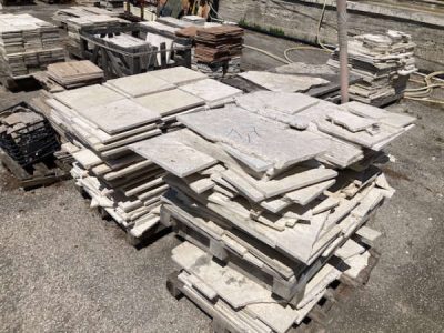 Cocciame per palladiana in travertino