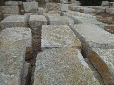 Bianco Perlino blocchi a stock