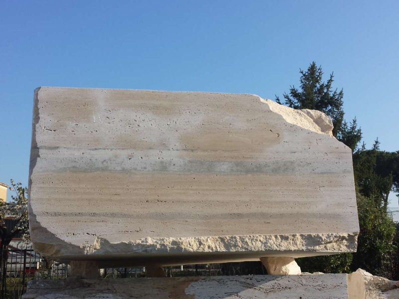 Blocchi di Travertino Romano