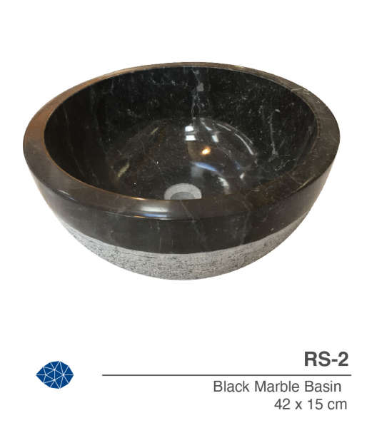 Lavabo RS-2 Black Marble Basin