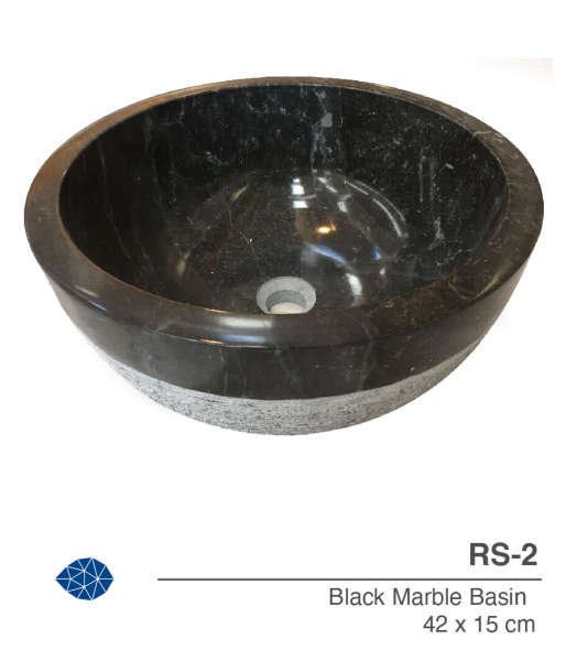 Lavabo RS-2 Black Marble Basin